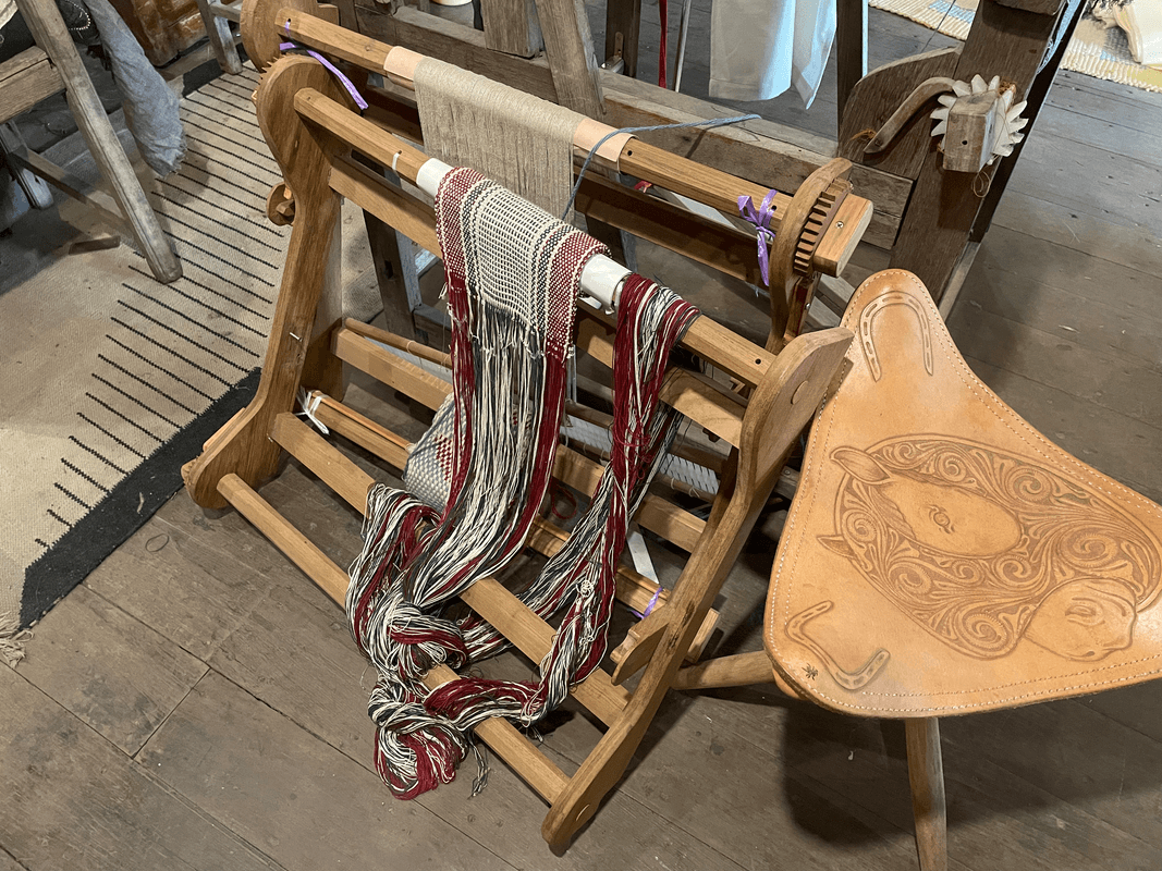 Siege et métier à tisser